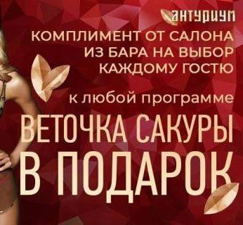 Комплимент от салона на выбор каждому гостю❤️, акция салона Антуриум, Москва